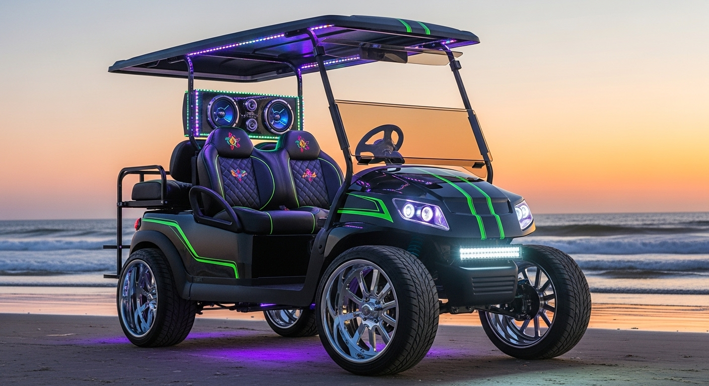 Golf cart add-ons promo